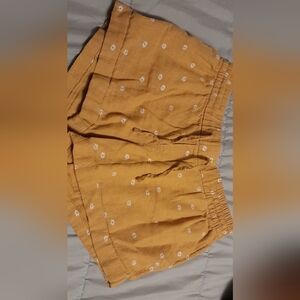 Old Navy Golden Yellow Floral Shorts